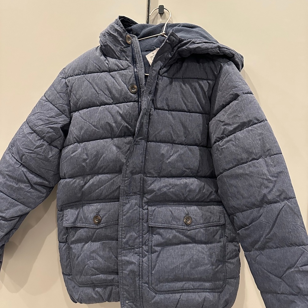 United color of Benetton teens down coat gray size 3xl (13/14 year) nwt